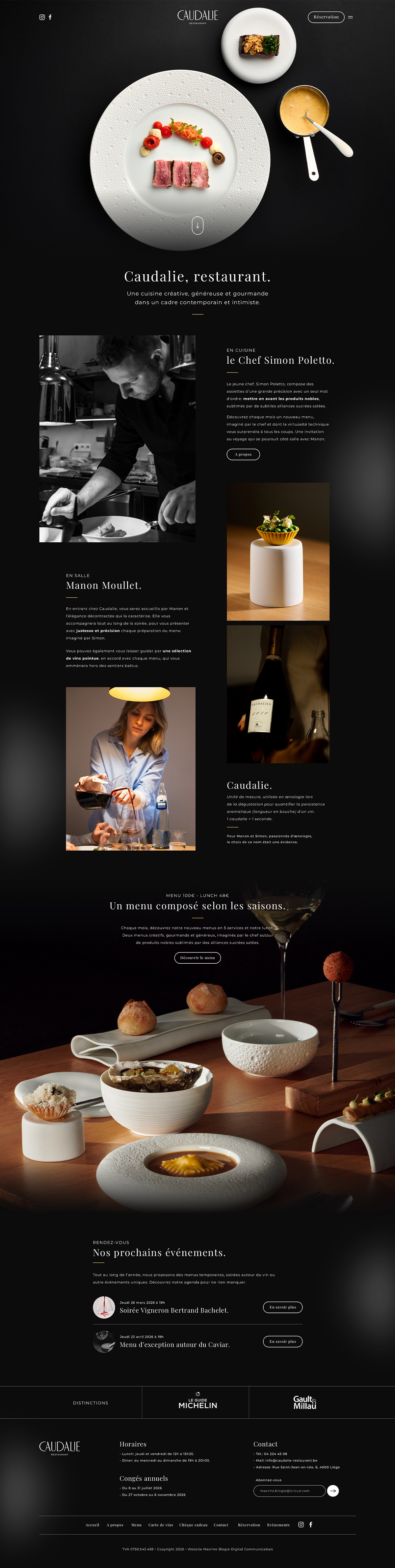 Caudalie, accueil
